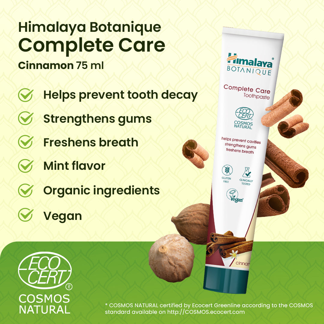Himalaya Botanique Complete Care Zahnpasta – Zimt 75 ml