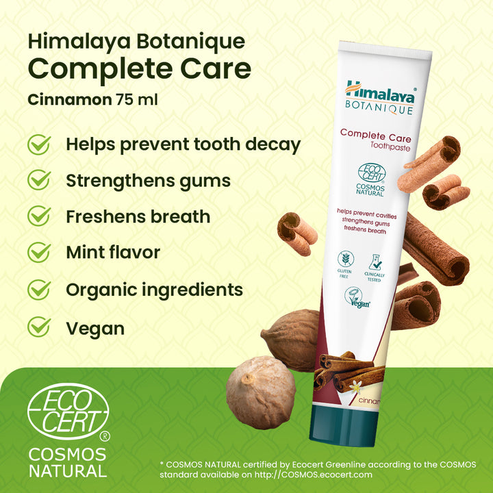Himalaya Botanique Complete Care Zahnpasta – Zimt 75 ml