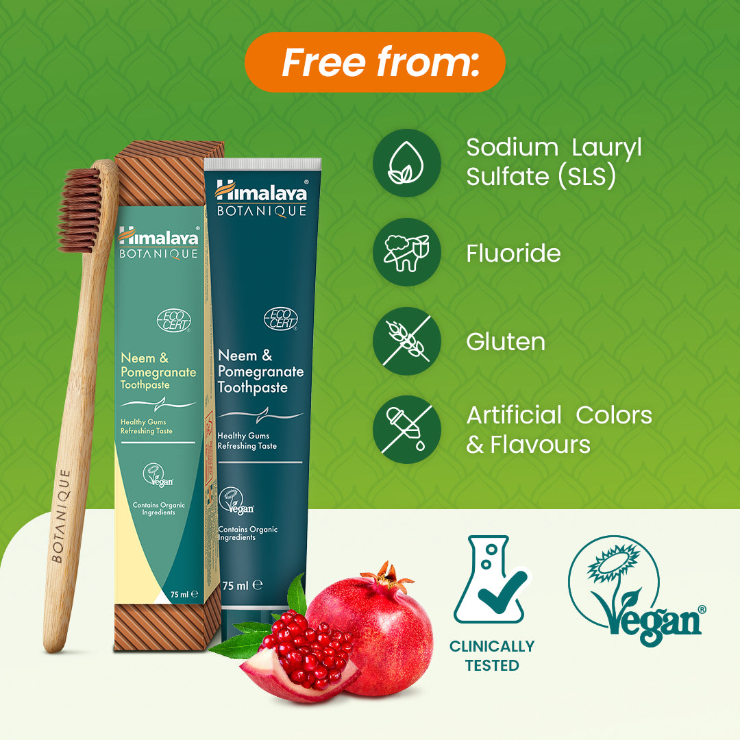 Himalaya Botanique Neem &amp; Granatapfel Zahnpasta 75 ml