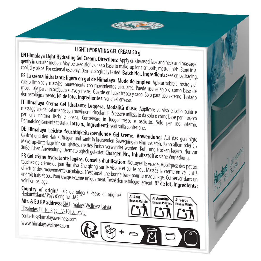 Himalaya Leichte Feuchtigkeitsspendende Gel-Creme – 50g