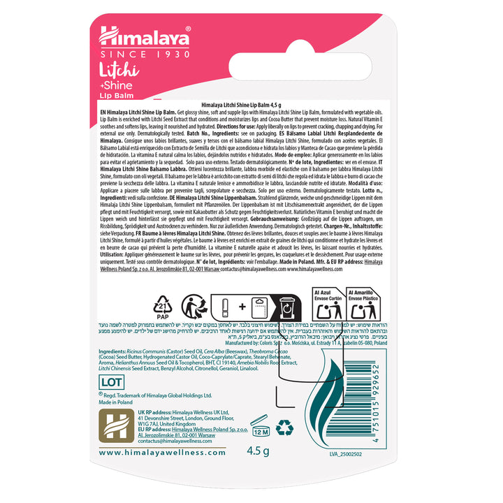 Himalaya Litschi Shine Lippenbalsam 4,5g