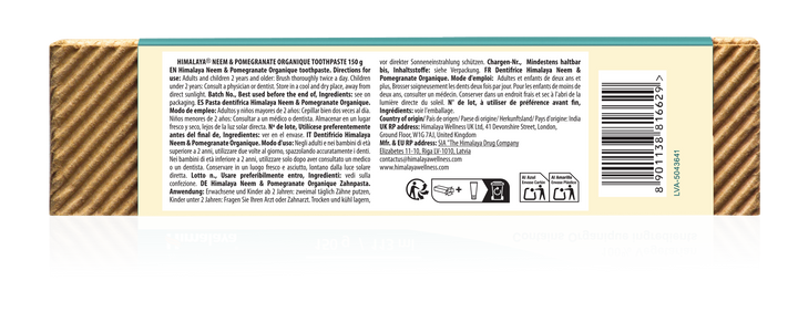 Himalaya Botanique Pasta do zębów z neem i granatem – 150 g