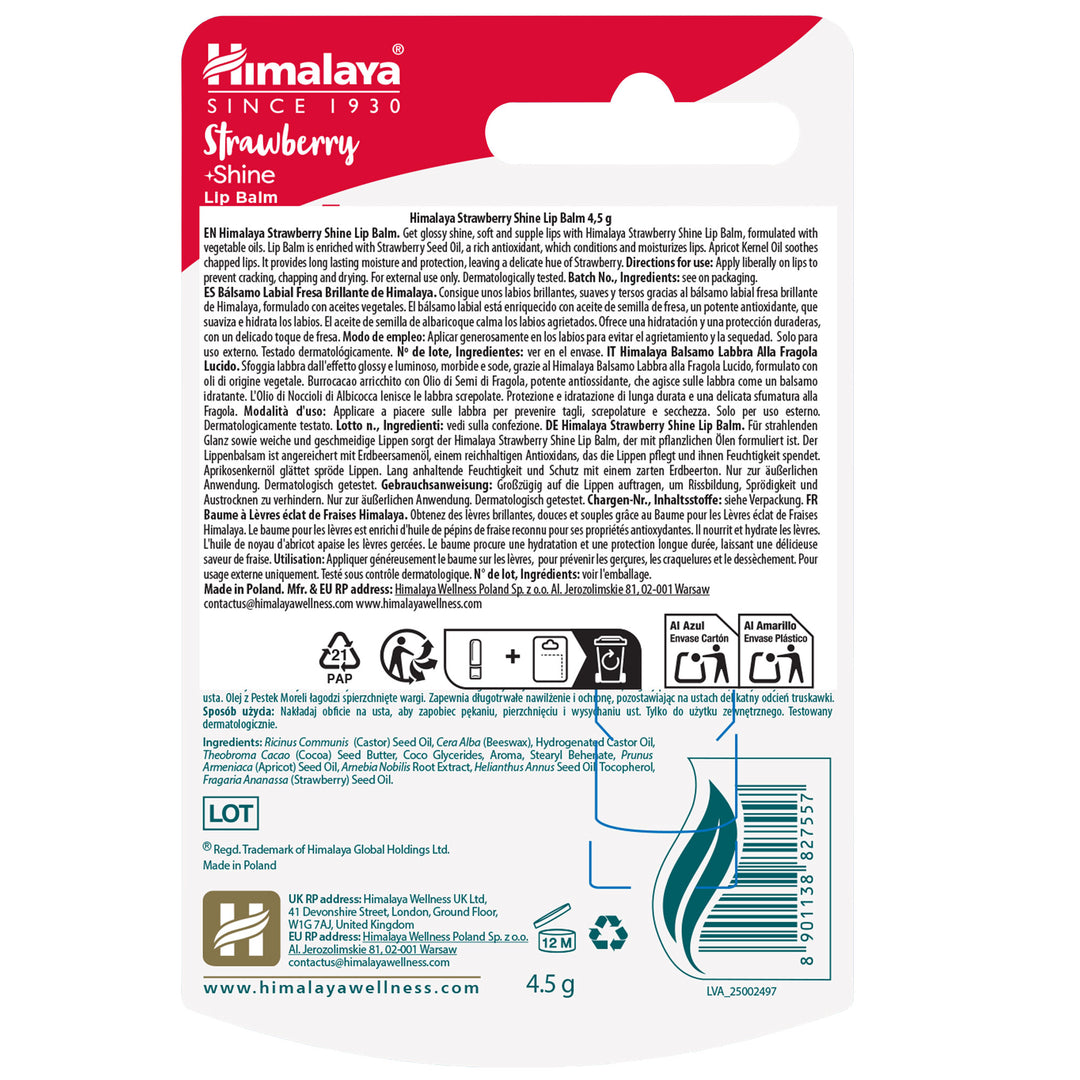 Himalaya Strawberry Shine Lippenbalsam - 4,5g