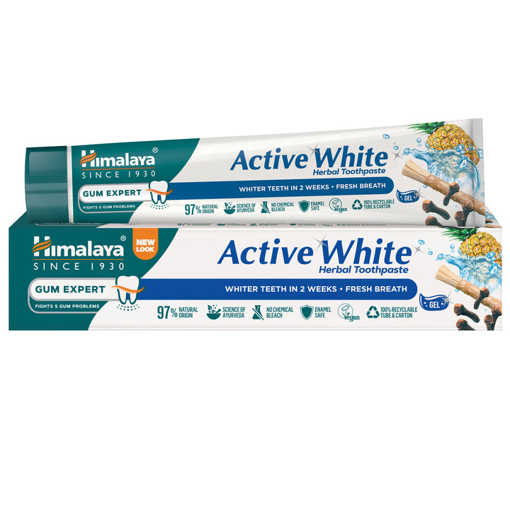 Himalaya Gum Expert Kräuterzahnpasta - Active White Frischgel - 75 ml