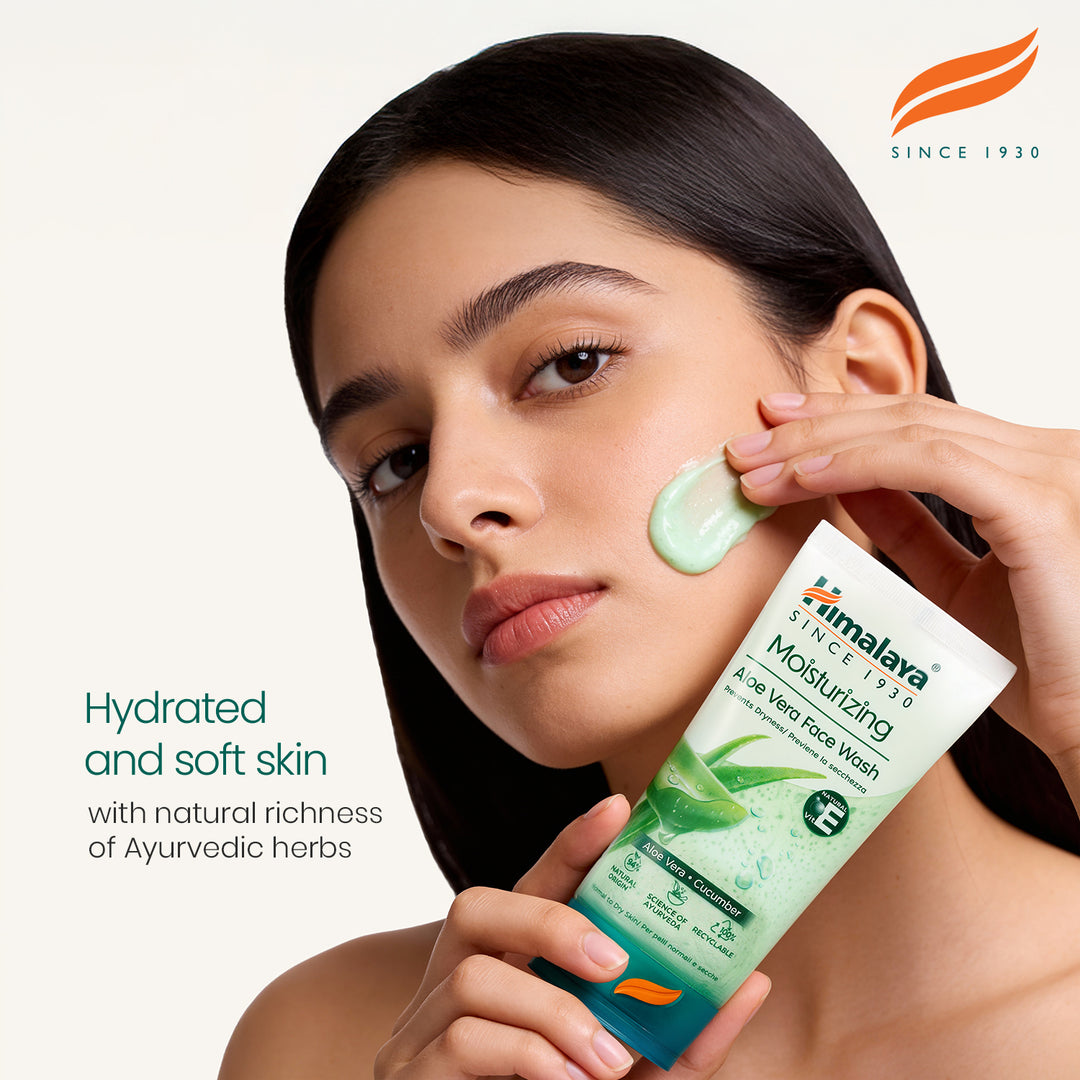Himalaya Nawilżający Żel do Mycia Twarzy Aloes – 150ml