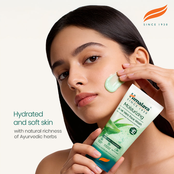 Himalaya Nawilżający Żel do Mycia Twarzy Aloes – 150ml