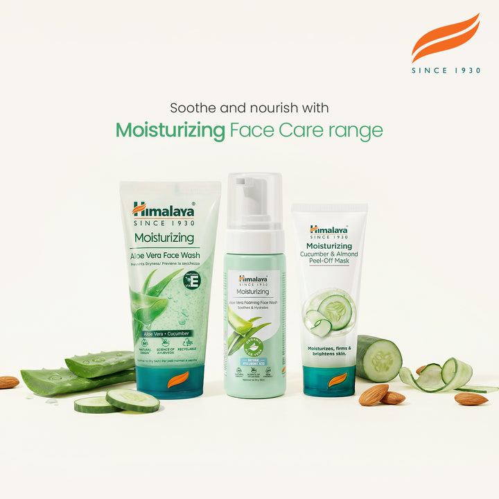 Himalaya Feuchtigkeitsspendendes Aloe Vera Reinigungsschaum-Gesichtswaschmittel - 150 ml