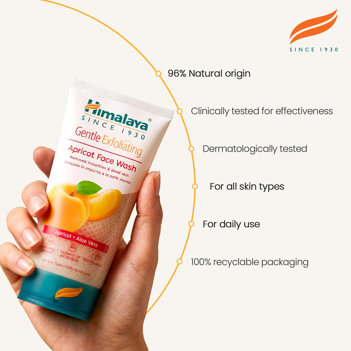 Himalaya Sanftes Peeling-Gesichtswaschgel mit Aprikose - 150ml