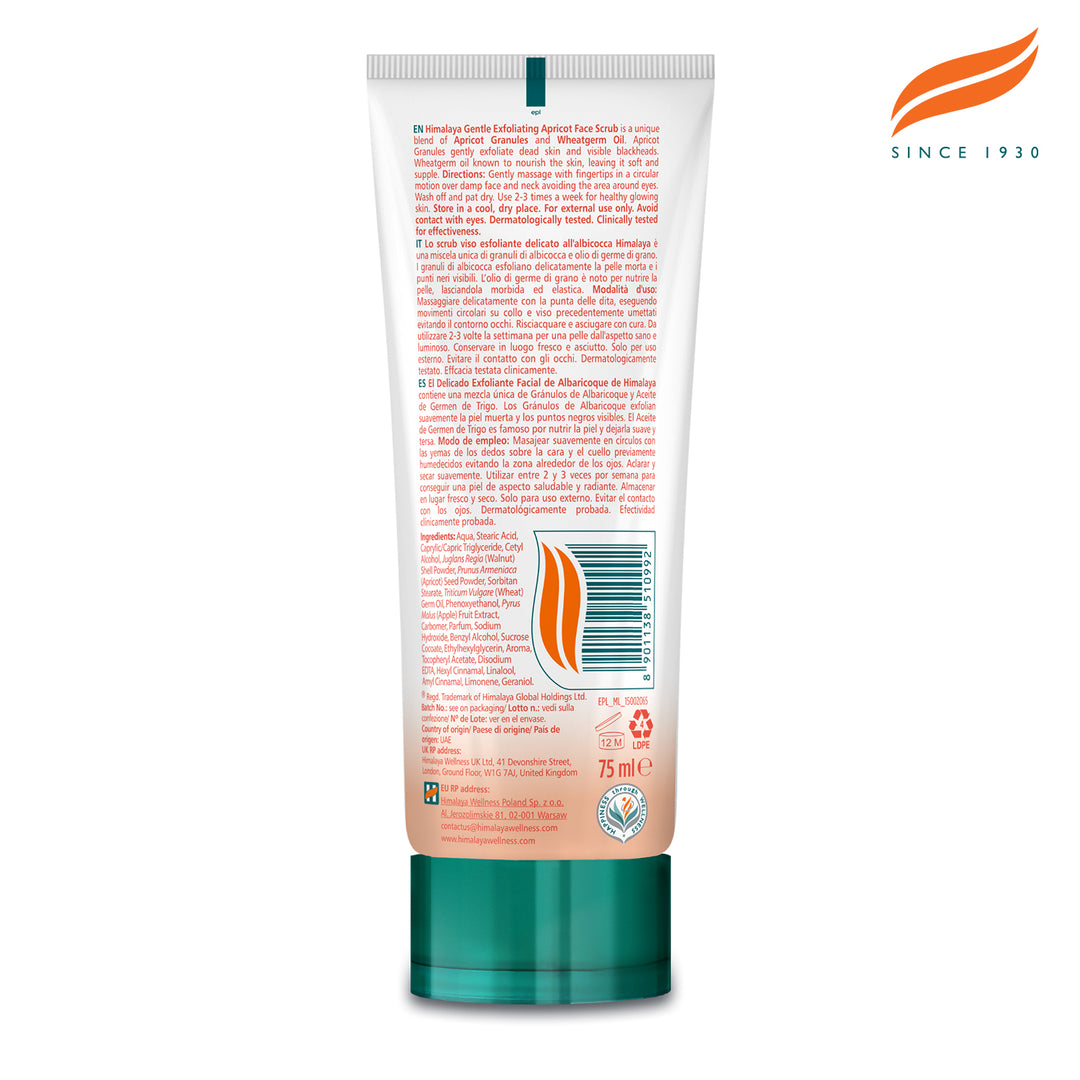 Himalaya Sanftes Peeling Aprikosen-Gesichtspeeling - 75ml