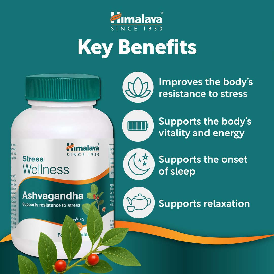 Himalaya Stress Wellness Ashvagandha - 60 Tabletten