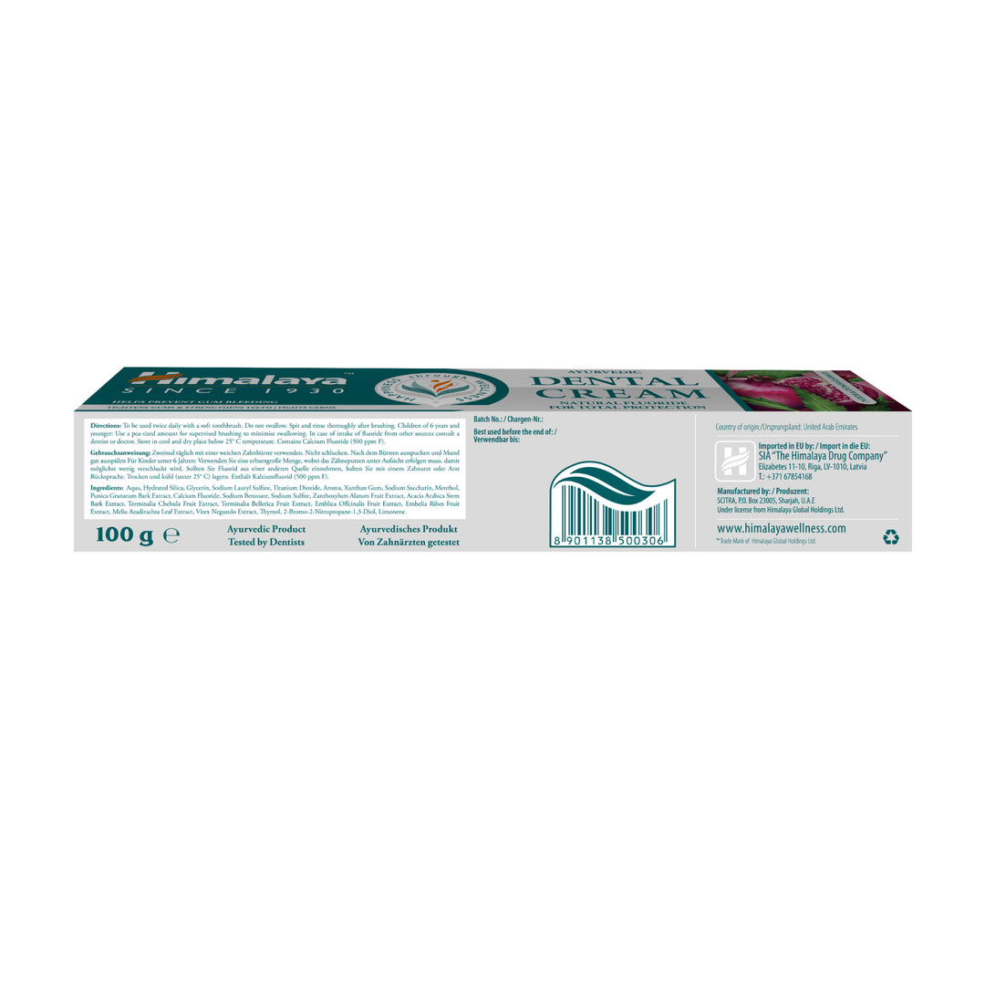 Himalaya Ayurvedische Zahnpasta – Neem &amp; Granatapfel – 100 g