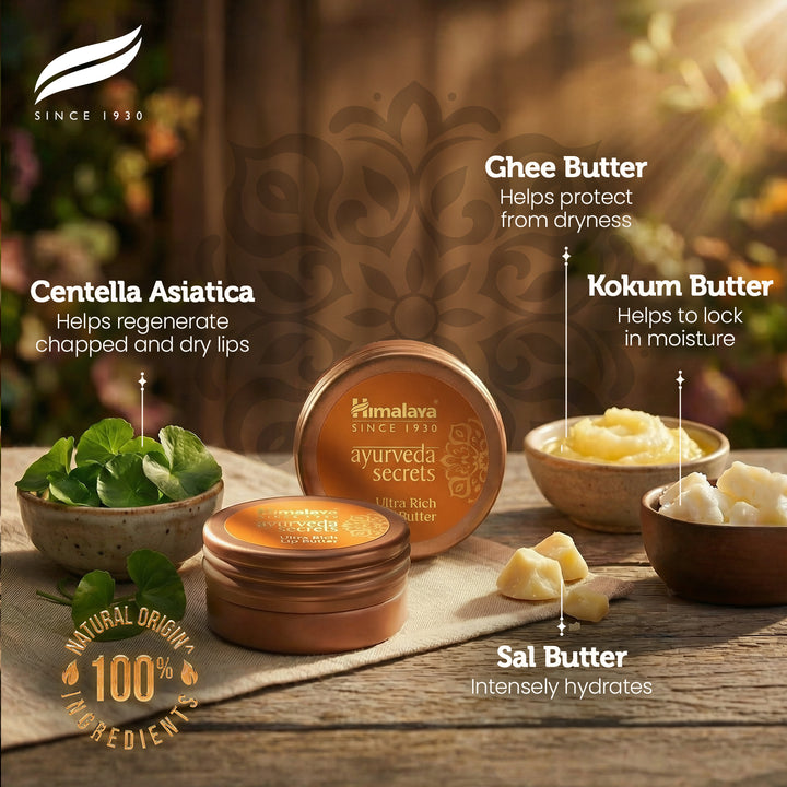 Himalaya AYURVEDA SECRETS ULTRA BOGATE MASŁO DO UST