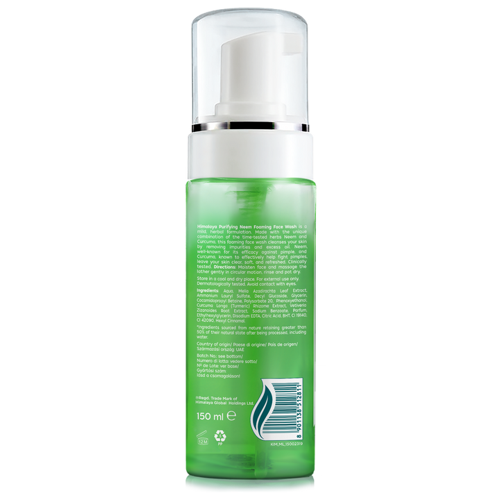 Himalaya oczyszczająca pianka do mycia twarzy z neem - 150ml