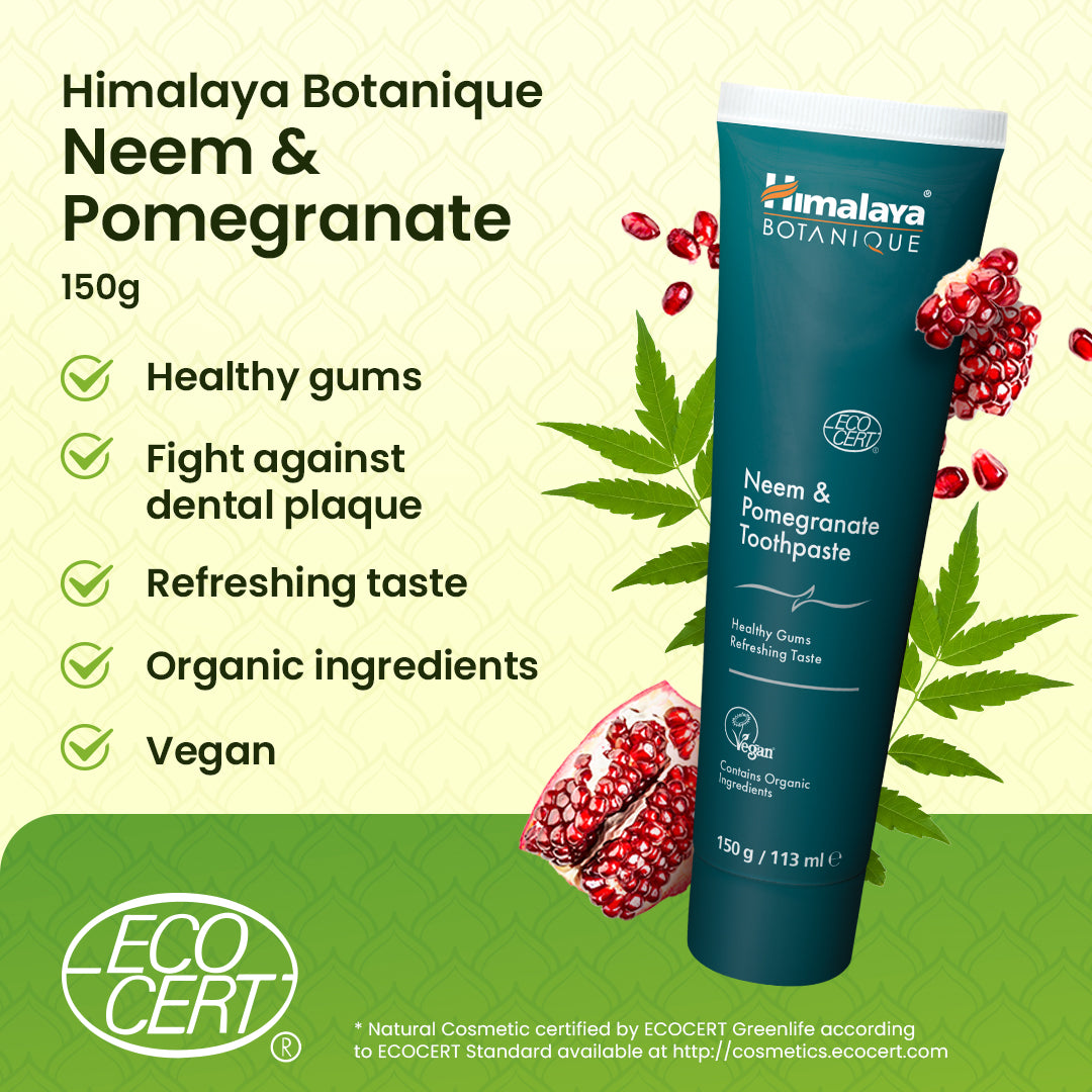Himalaya Botanique Pasta do zębów z neem i granatem – 150 g