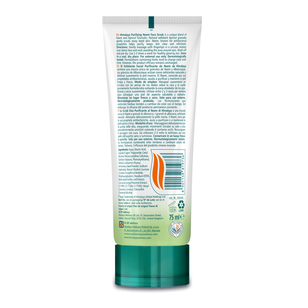 Himalaya Oczyszczający Peeling Neem - 75ml