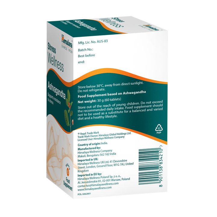 Himalaya Stress Wellness Ashvagandha - 60 Tabletten