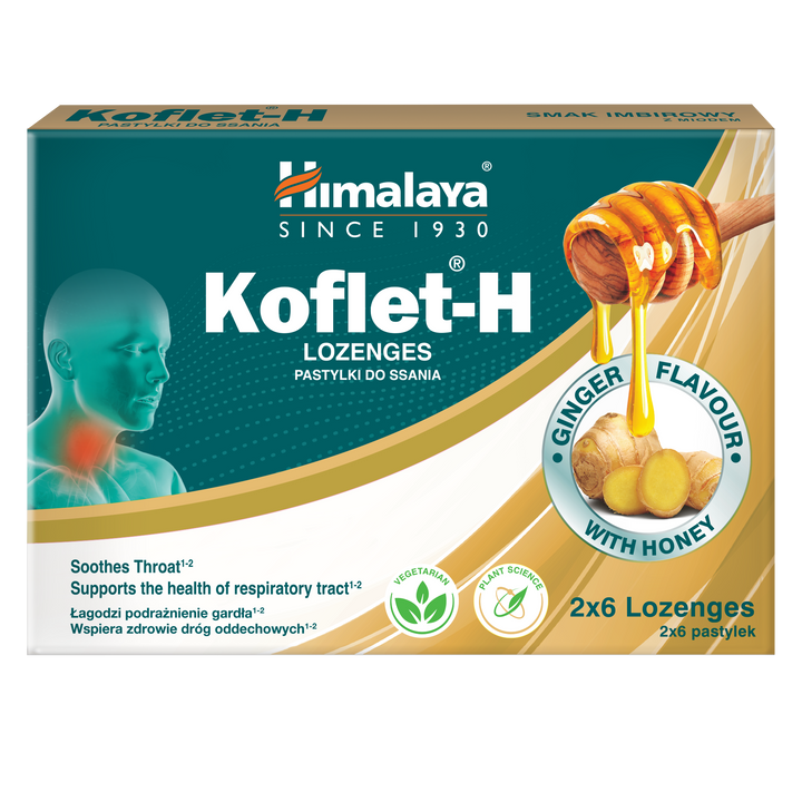 Himalaya Koflet-H Imbirowy - Pastylki 2x6s