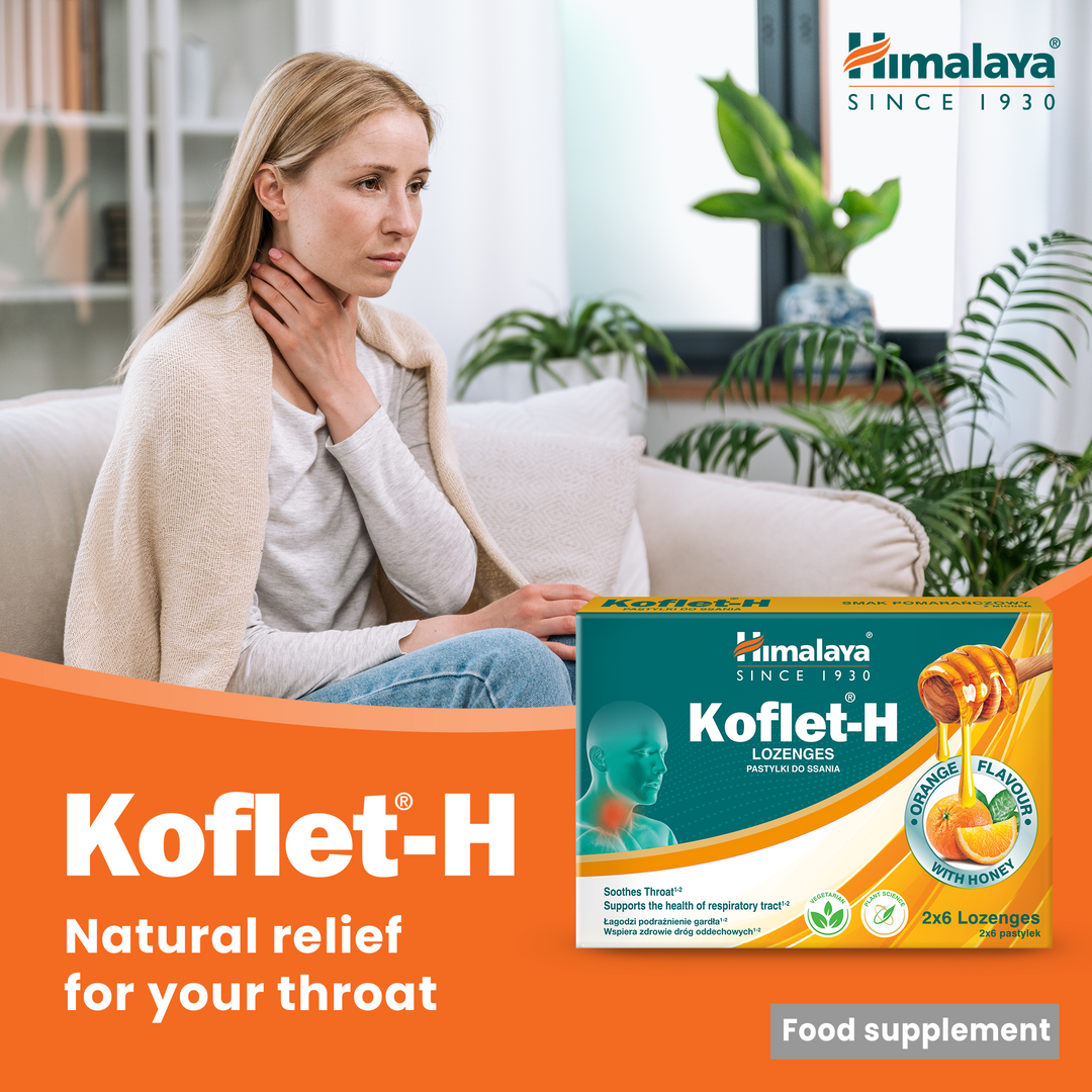 Himalaya Koflet-H Orange - Pastylki do ssania 2x6s