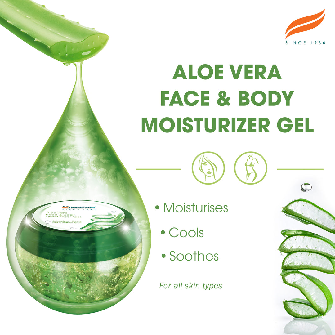 Himalaya Aloe Vera Nawilżający Żel do Twarzy i Ciała – 300ml