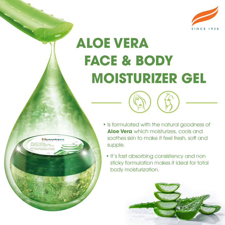Himalaya Aloe Vera Nawilżający Żel do Twarzy i Ciała – 300ml
