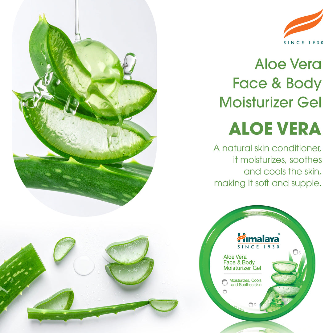 Himalaya Aloe Vera Nawilżający Żel do Twarzy i Ciała – 300ml