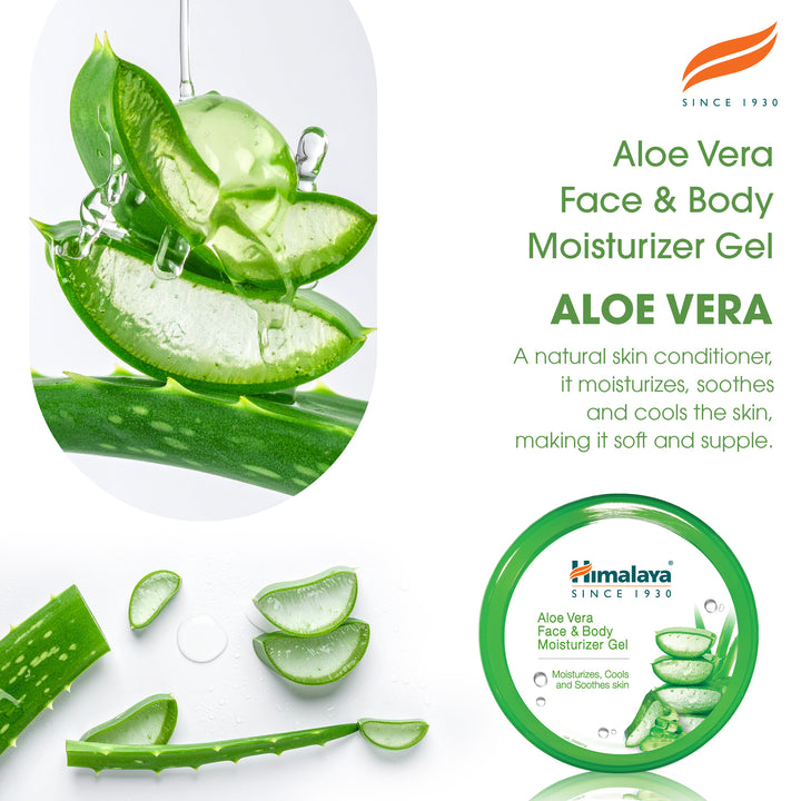 Himalaya Aloe Vera Nawilżający Żel do Twarzy i Ciała – 300ml