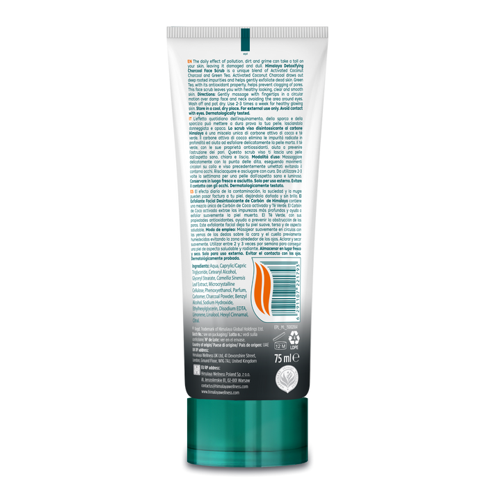 Himalaya Detoxifizierendes Holzkohle Peeling - 75ml