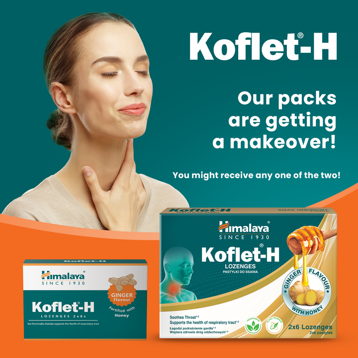 Himalaya Koflet-H Imbirowy - Pastylki 2x6s