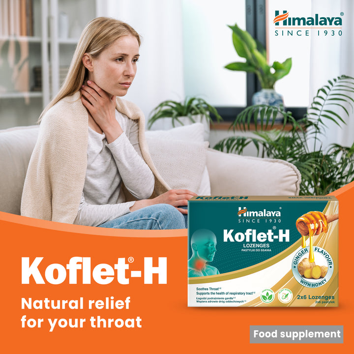 Himalaya Koflet-H Imbirowy - Pastylki 2x6s