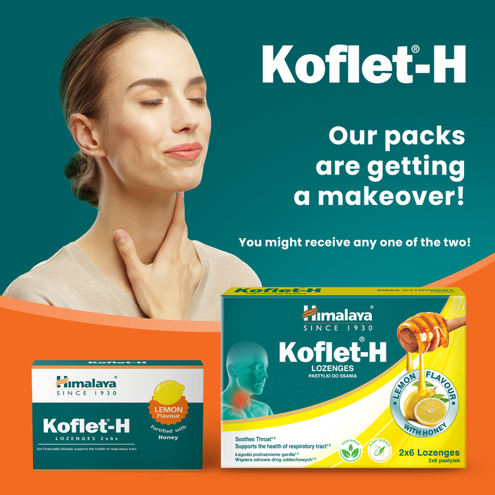 Himalaya Koflet-H Cytryna - Tabletki do ssania 2x6s