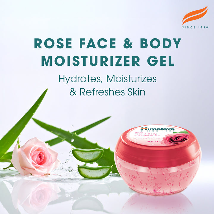 Himalaya Rose Gesichts- &amp; Körper Feuchtigkeitsgel – 300ml
