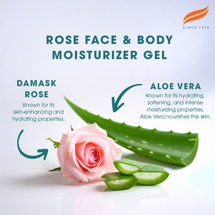 Himalaya Rose Gesichts- &amp; Körper Feuchtigkeitsgel – 300ml