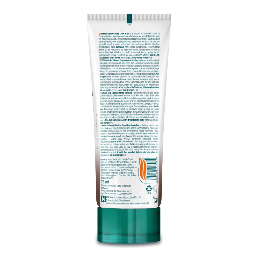 Himalaya Deep Cleansing Coffee Gesichts-Peeling - 75 ml