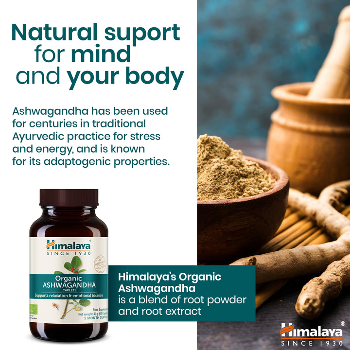 Himalaya Organic Ashwagandha (Żeńszeń Indyjski)