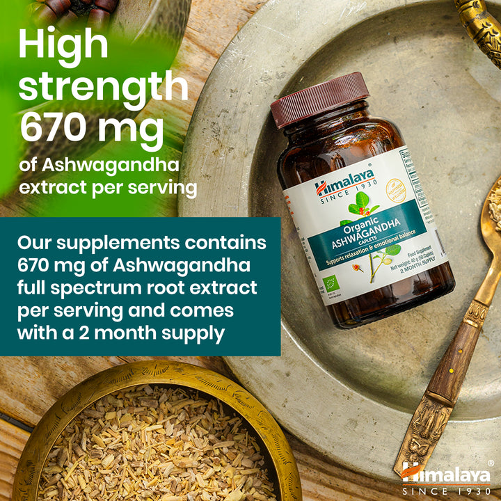 Himalaya Organic Ashwagandha (Żeńszeń Indyjski)
