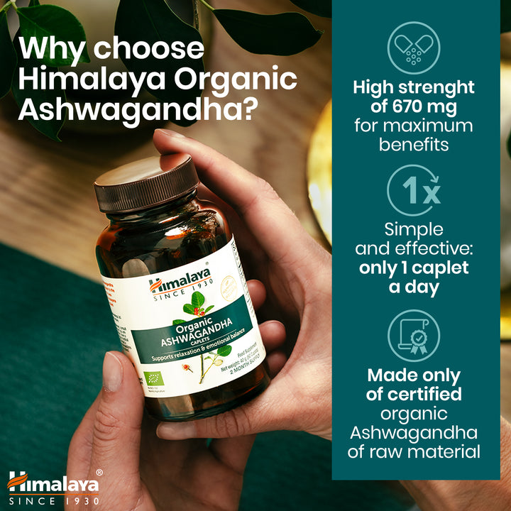 Himalaya Organic Ashwagandha (Żeńszeń Indyjski)