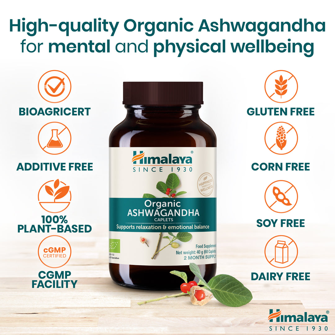 Himalaya Organic Ashwagandha (Żeńszeń Indyjski)