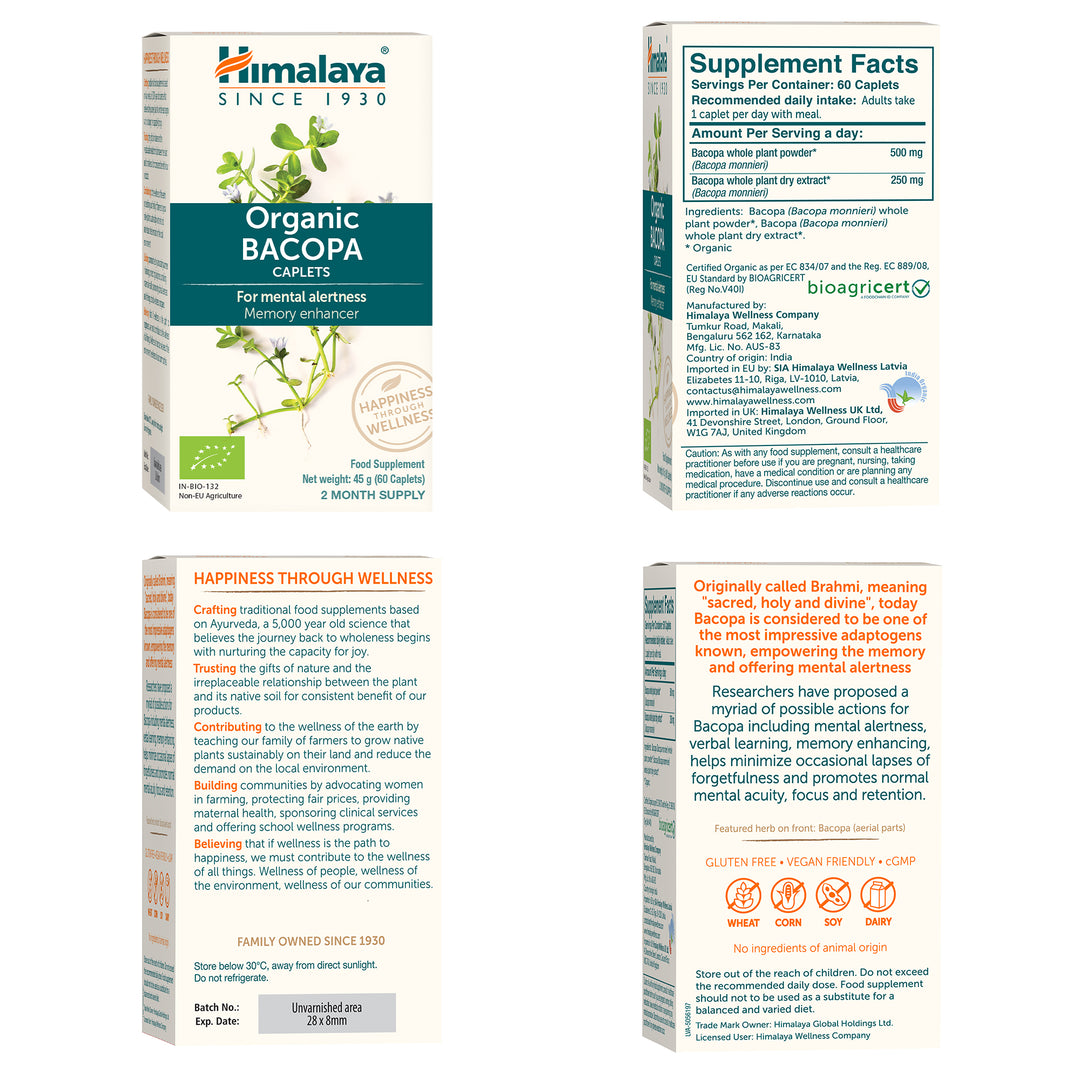 Himalaya Bio Bacopa (Brahmi)