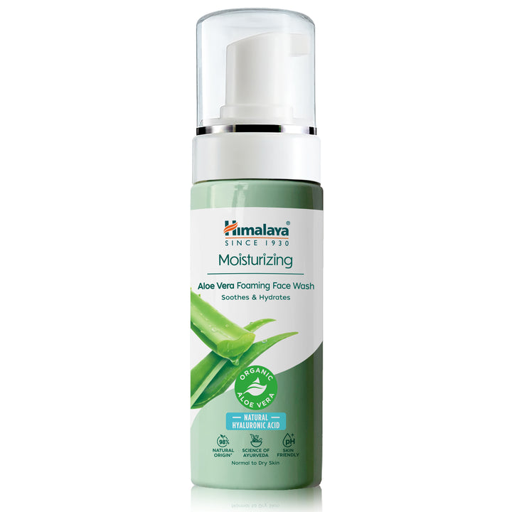 Himalaya Feuchtigkeitsspendendes Aloe Vera Reinigungsschaum-Gesichtswaschmittel - 150 ml