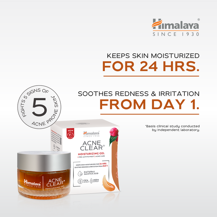 Himalaya Acne Clear+ Nawilżający Żel