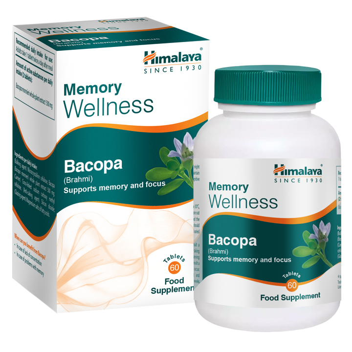 Himalaya Memory Wellness Focus Bacopa (Brahmi) – 60 Tabletten