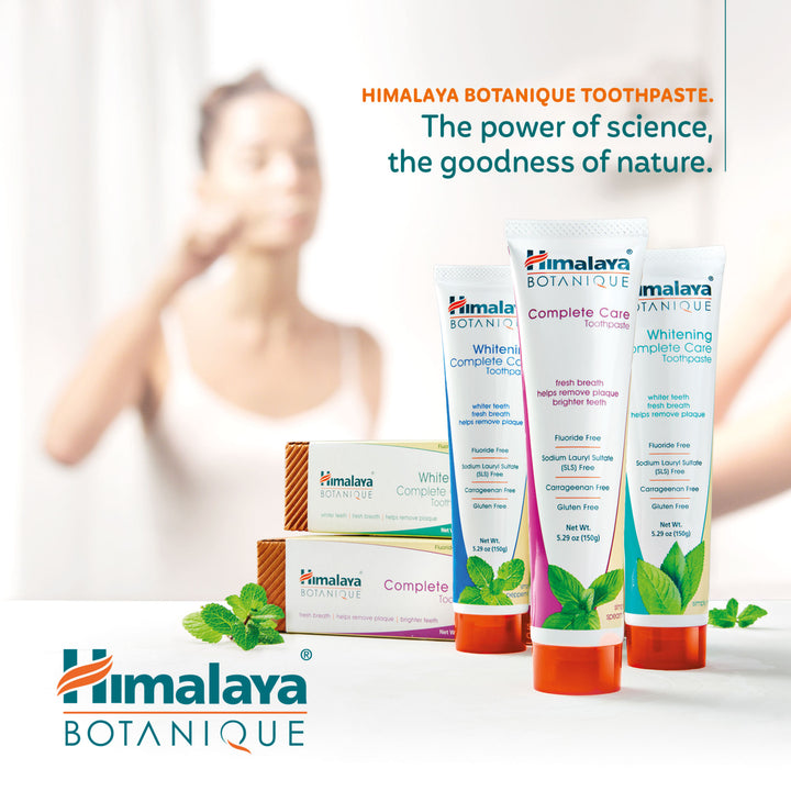 Himalaya BOTANIQUE Whitening Complete Care Zahnpasta - Simply Peppermint - 150g