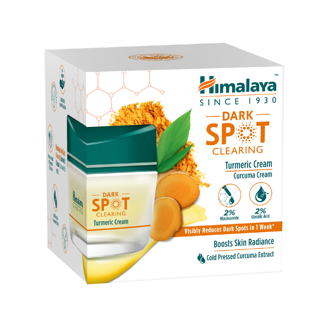 Himalaya Dark Spot Clearing Turmeric Cream 50ml - Box Side 1