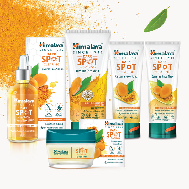 Himalaya Cukrowy peeling do twarzy z kurkumą rozjaśniający przebarwienia