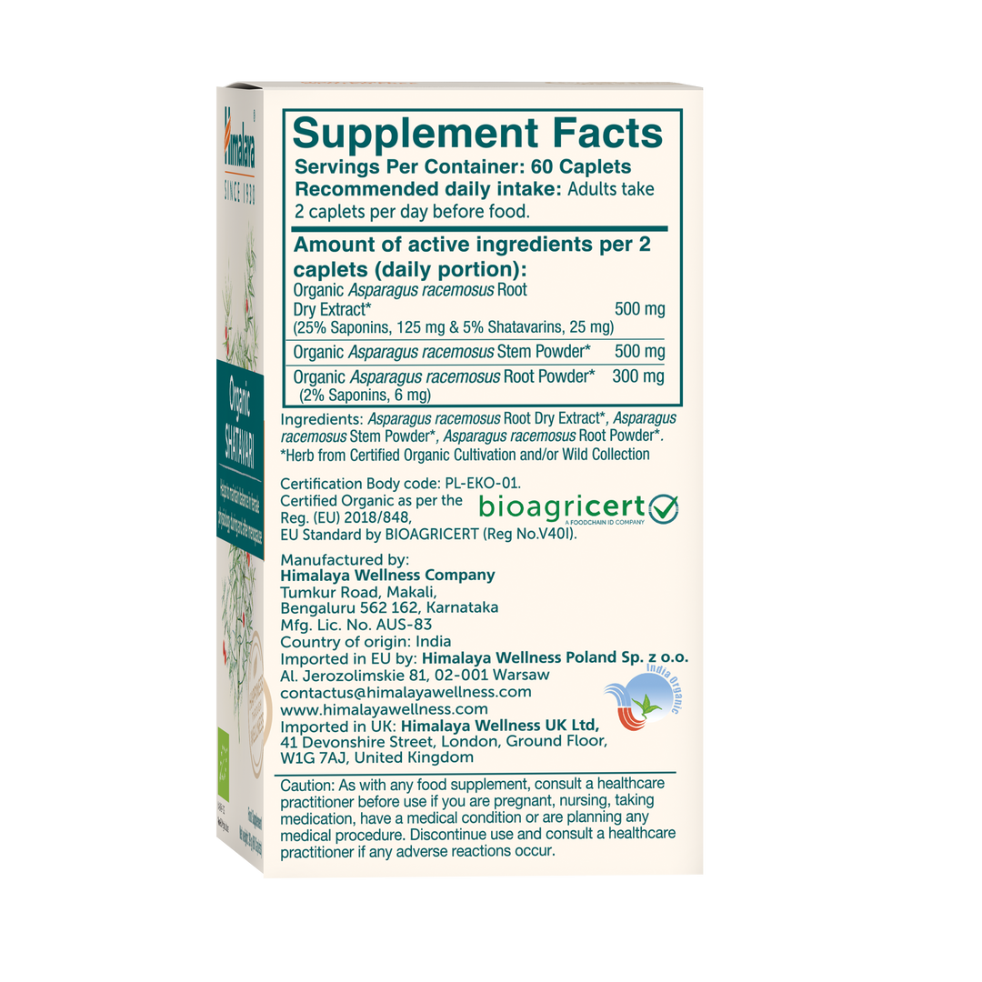 Himalaya Bio Shatavari 60 Tabletten