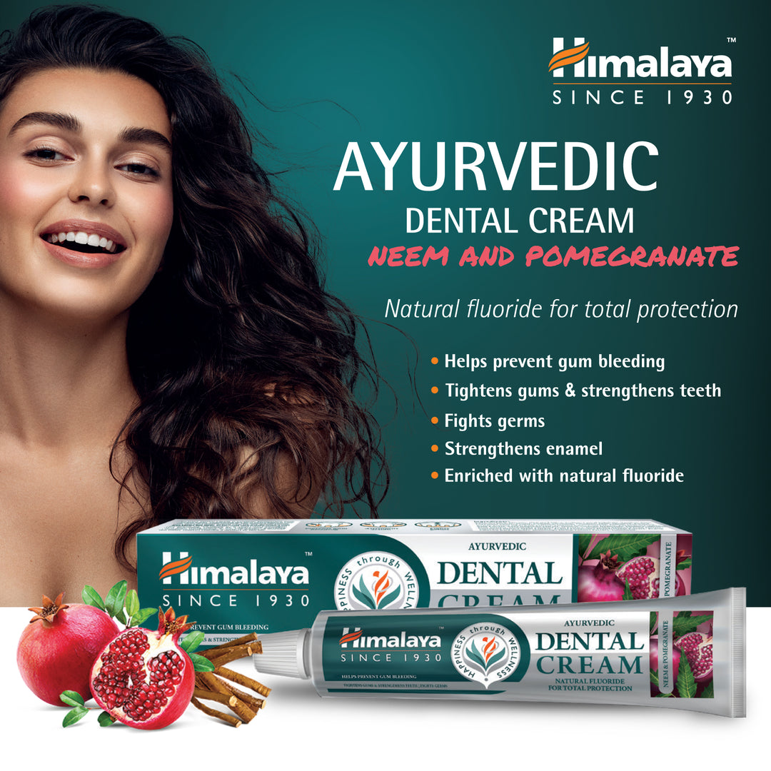 Himalaya Ayurvedische Zahnpasta – Neem &amp; Granatapfel – 100 g