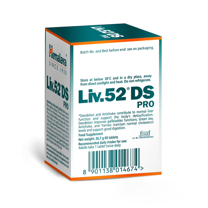 Himalaya Liv.52 DS - 60 tabletek