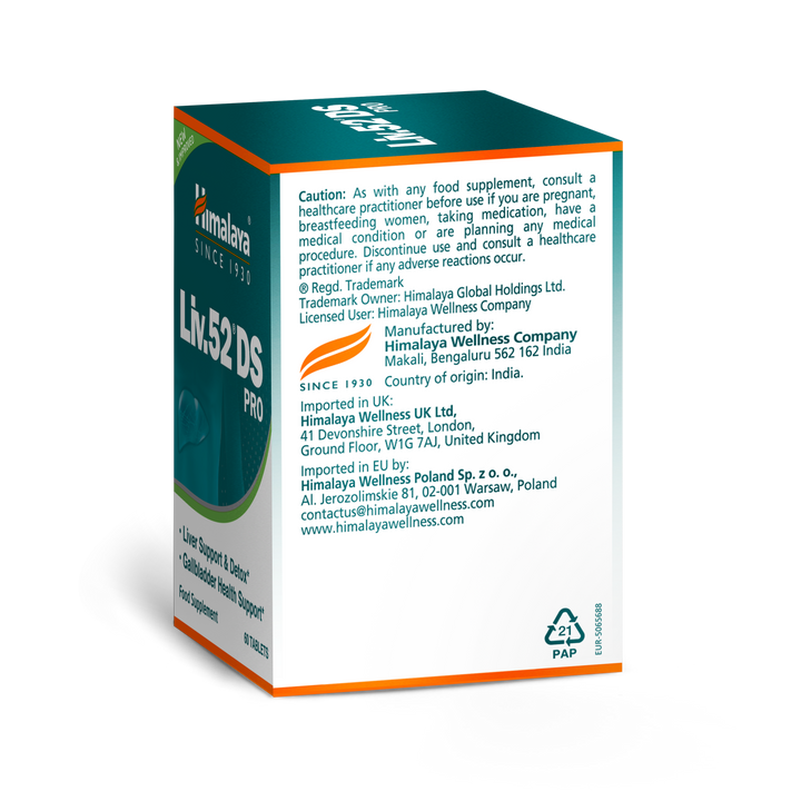 Himalaya Liv.52 DS - 60 tabletek