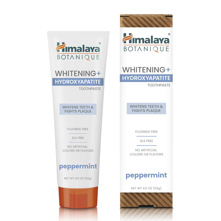 Himalaya Botanique Whitening+ Hydroxyapatit Zahnpasta – Pfefferminze 113g