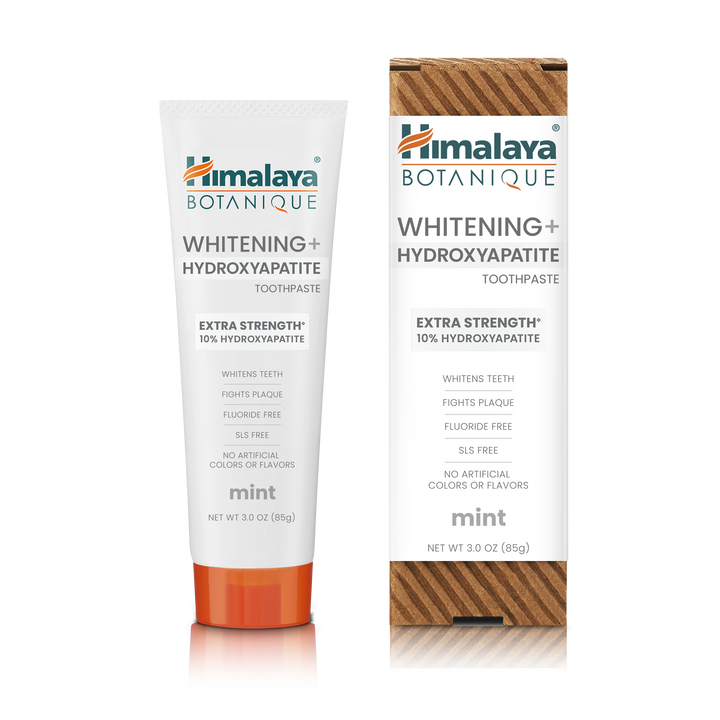 Himalaya Botanique Whitening+ Hydroxyapatit-Zahnpasta – Extra Starke Minze 85g